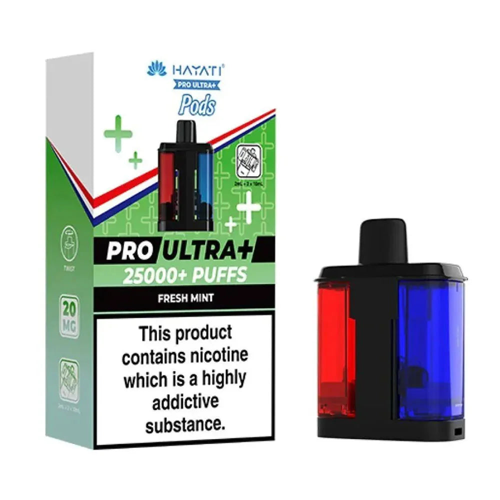 Hayati Pro Ultra Plus Prefilled Pods - Fresh Mint