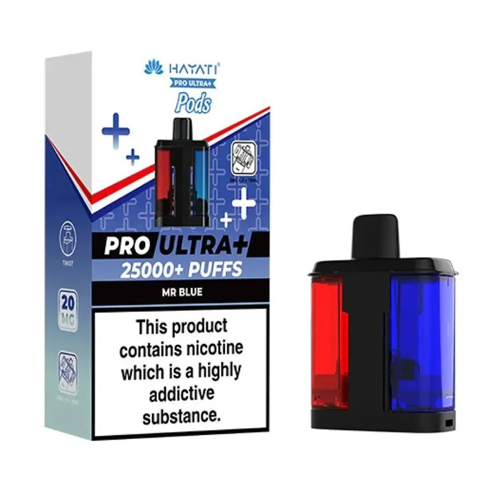 Hayati Pro Ultra Plus Prefilled Pods - Mr Blue