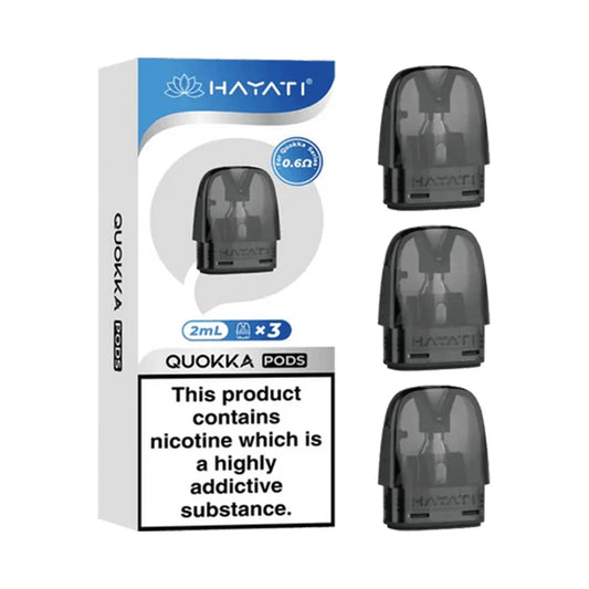 Hayati Quokka Replacement Pods (Pack of 3) - 0.6 Ohm