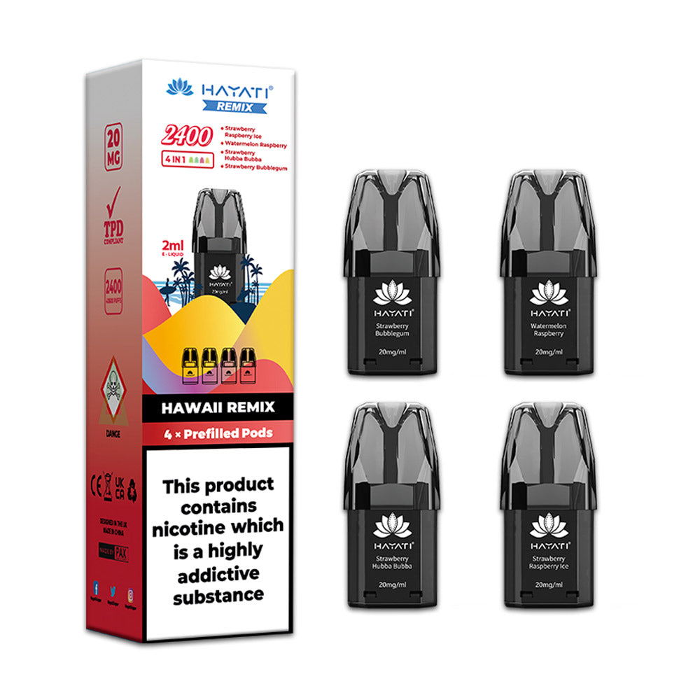 Hayati Remix 2400 Puffs Pre-filled Replacement Pods