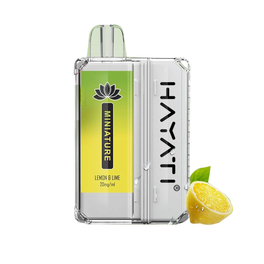 Get Hayati Miniature Lemon&Lime 600 Pod Kit 4 For £10