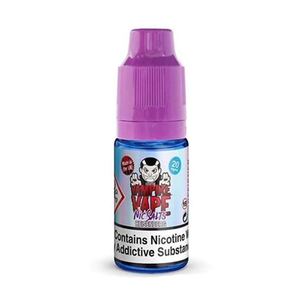 Heisenberg 10ml 20mg Nicotine Salt E-Liquid by Vampire Vape Salts