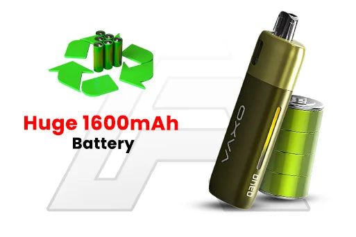 Huge 1600mAh Battery