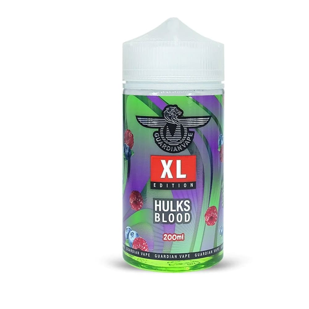 Hulks Blood XL Edition 200ml Shortfill E Liquid By Guardian Vape