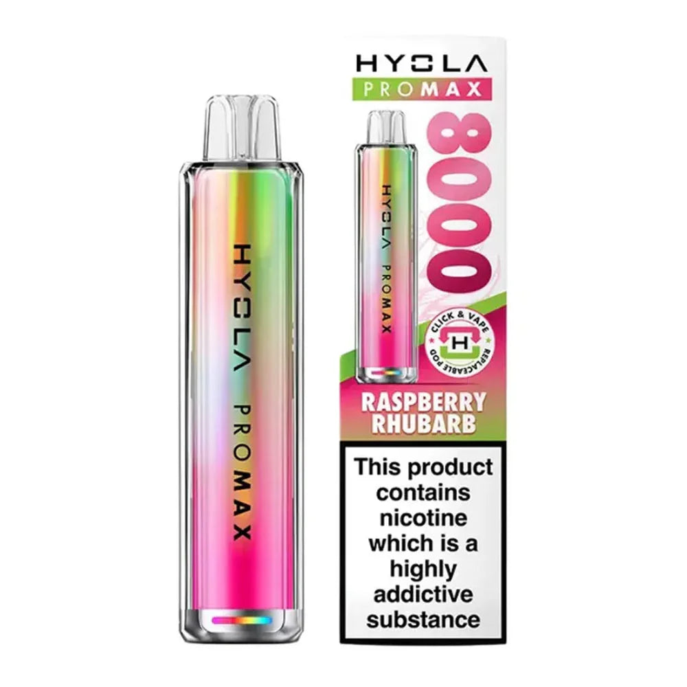 Hyola Pro Max 8K Prefilled Pod Kit - Raspberry Rhubarb