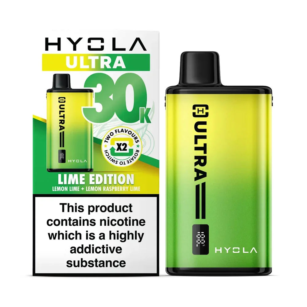 Hyola Ultra 30K 2-in-1 Prefilled Pod Kit - Lime Edition