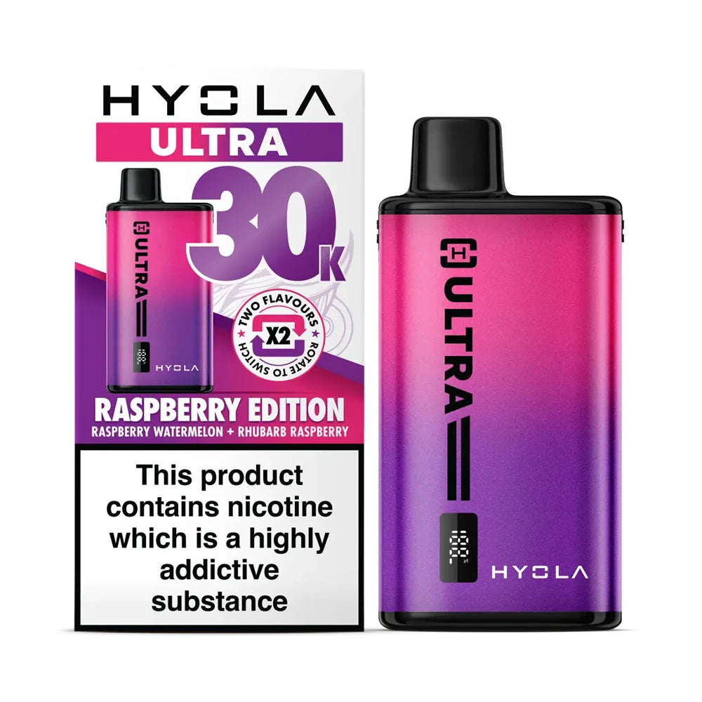 Hyola Ultra 30K 2-in-1 Prefilled Pod Kit - Raspberry Edition