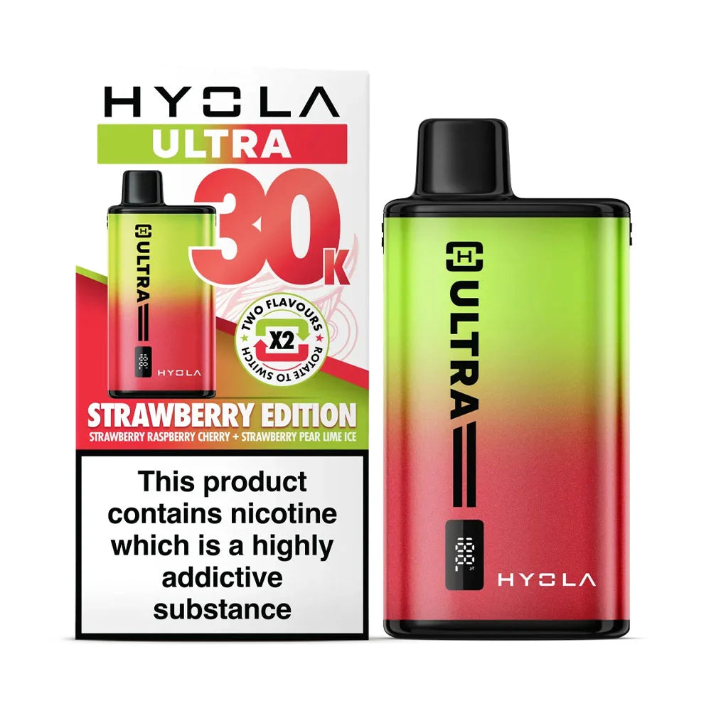 Hyola Ultra 30K 2-in-1 Prefilled Pod Kit - Strawberry Edition