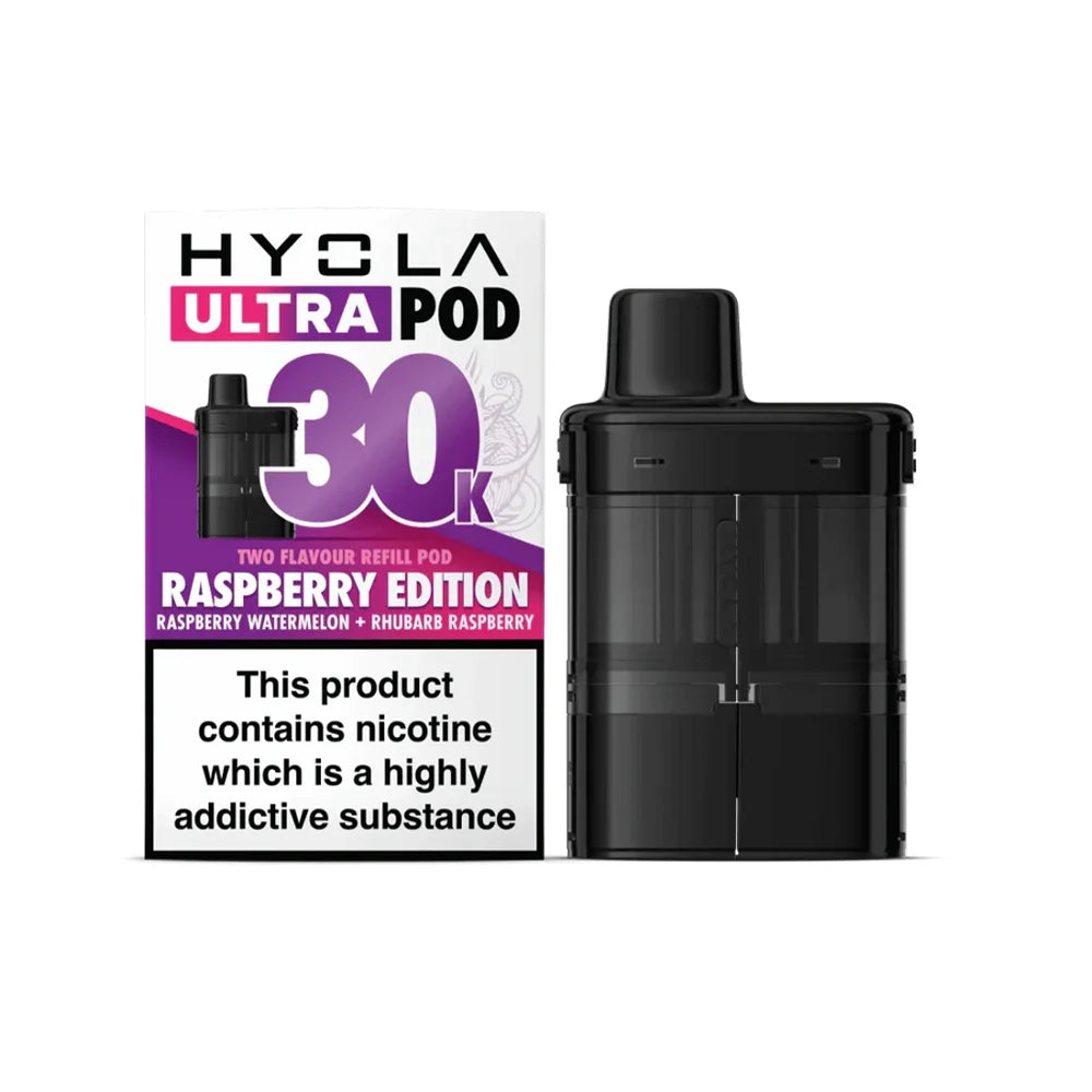 Hyola Ultra 30K Prefilled Pods - Raspberry Edition