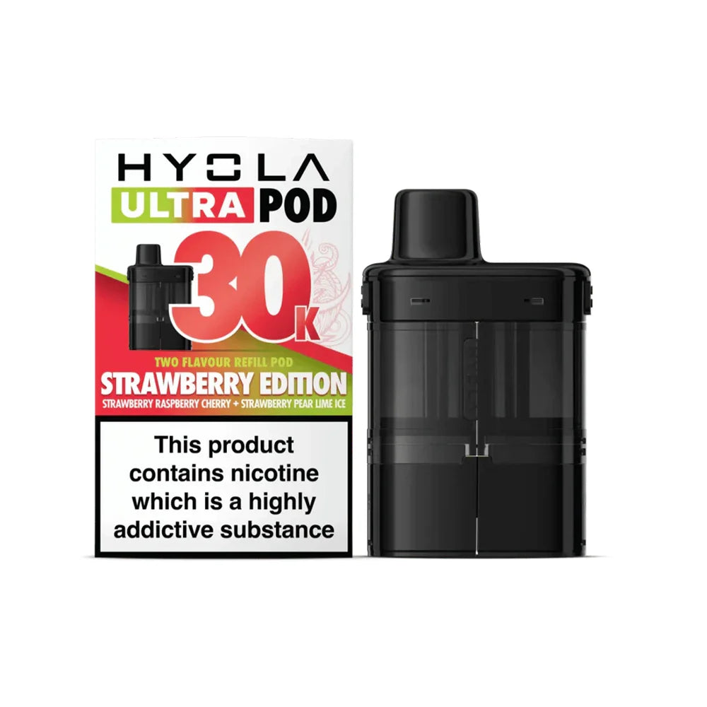 Hyola Ultra 30K Prefilled Pods - Strawberry Edition
