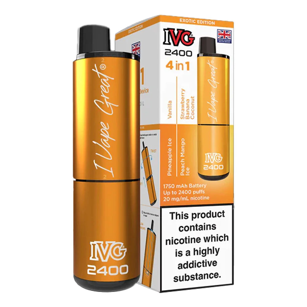 IVG 2400 4 in 1 Rechargeable Prefilled Pod Kit - Exotic Edition