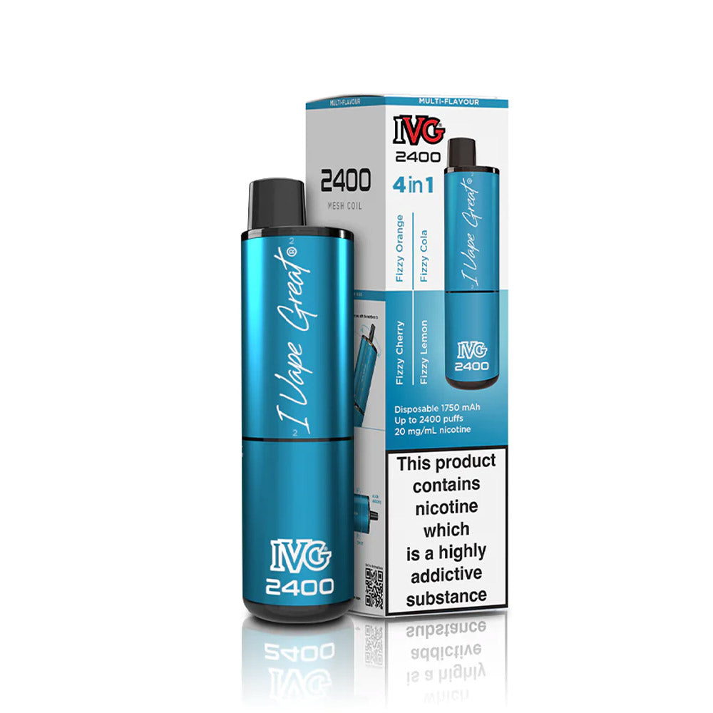 4-in-1 Fizzy Edition IVG 2400 Disposable Vape