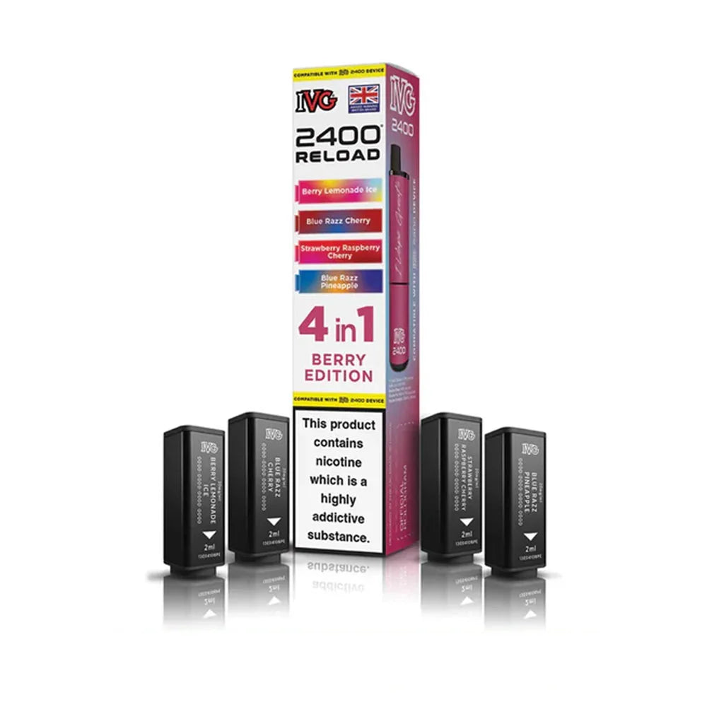 IVG 2400 Reload 4 in 1 Prefilled Pods - Berry Edition