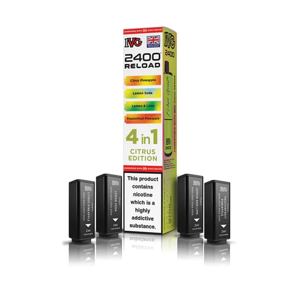 IVG 2400 Reload 4 in 1 Prefilled Pods - Citrus Edition