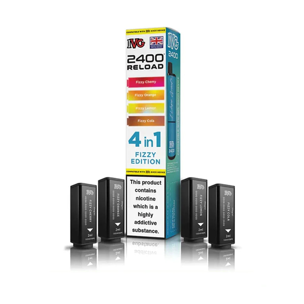 IVG 2400 Reload 4 in 1 Prefilled Pods - Fizzy Edition