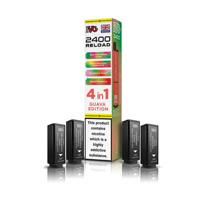 IVG 2400 Reload 4 in 1 Prefilled Pods - Guava Edition