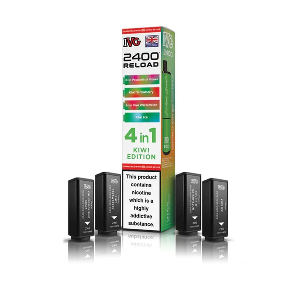 IVG 2400 Reload 4 in 1 Prefilled Pods - Kiwi Edition