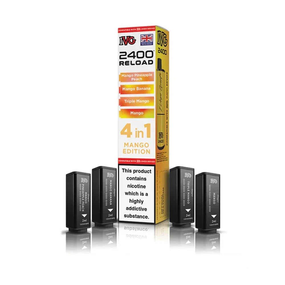 IVG 2400 Reload 4 in 1 Prefilled Pods - Mango Edition