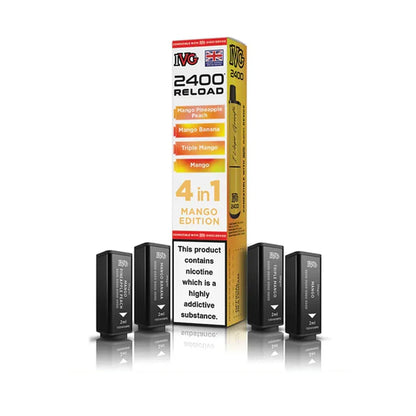 IVG 2400 Reload 4 in 1 Prefilled Pods - Mango Edition