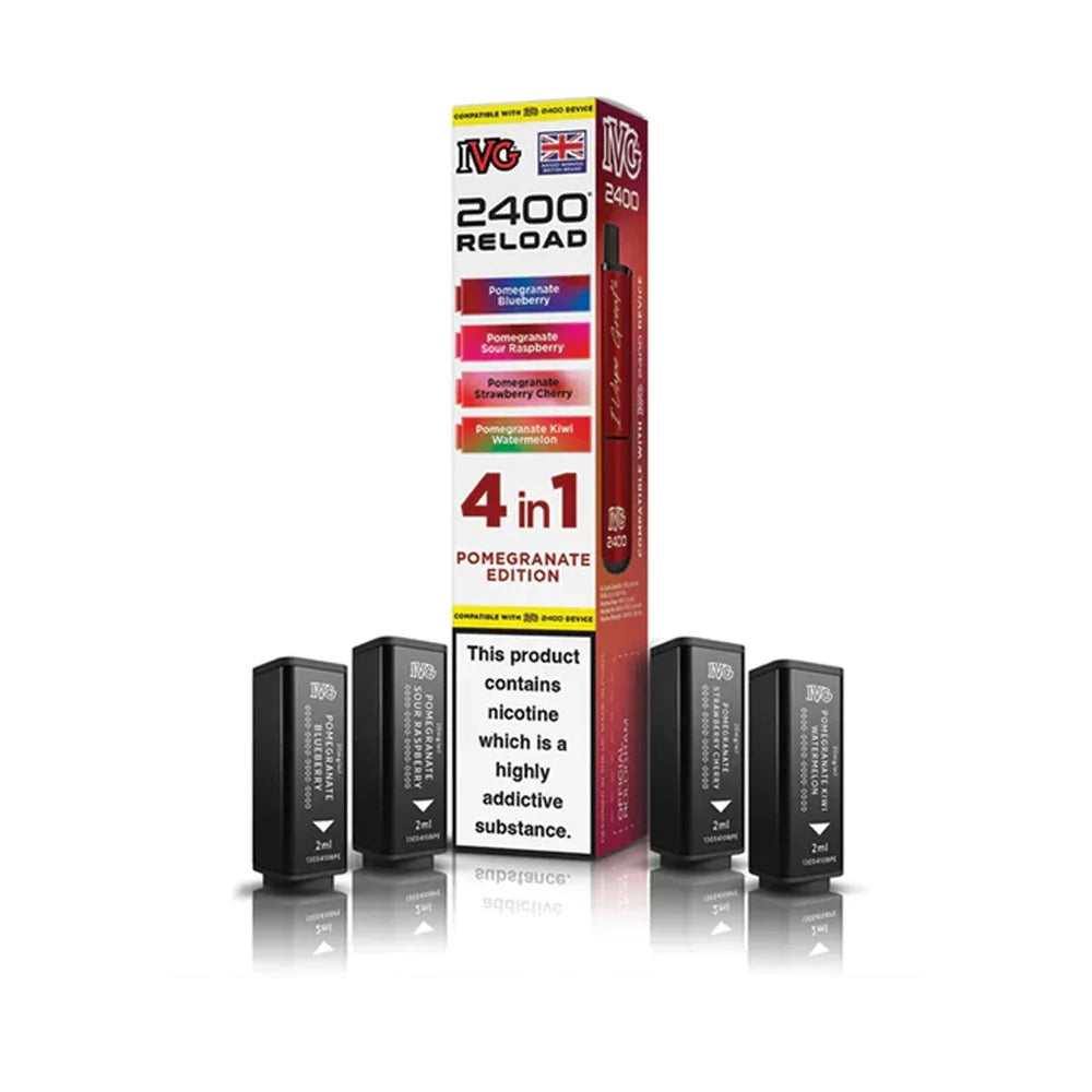 IVG 2400 Reload 4 in 1 Prefilled Pods - Pomegranate Edition