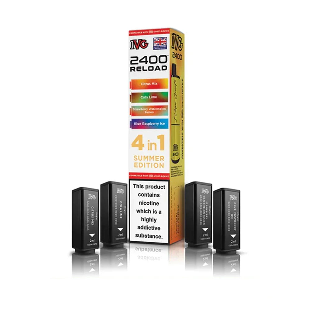 IVG 2400 Reload 4 in 1 Prefilled Pods - Summer Edition