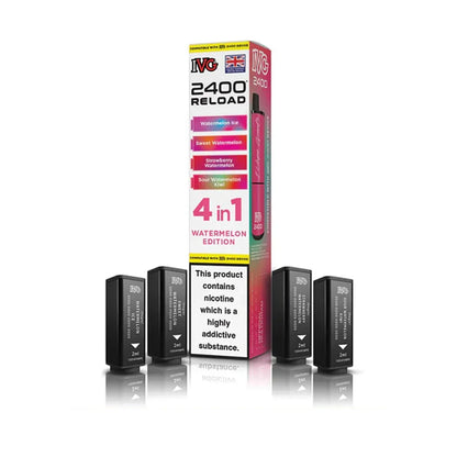 IVG 2400 Reload 4 in 1 Prefilled Pods - Watermelon Edition