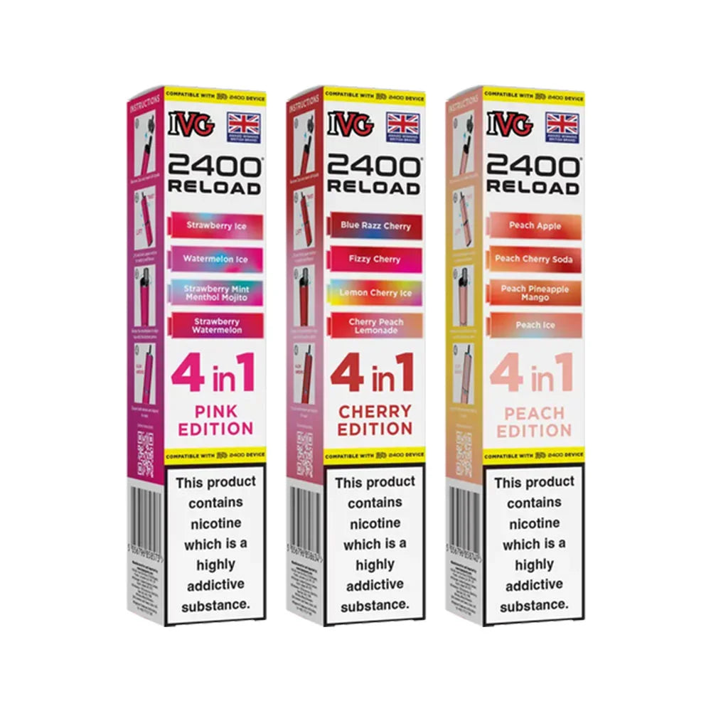 IVG 2400 Reload 4 in 1 Prefilled Pods