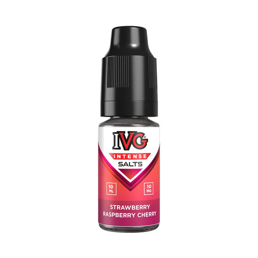 IVG Intense Strawberry Raspberry Cherry 10ml Nic Salt E Liquid