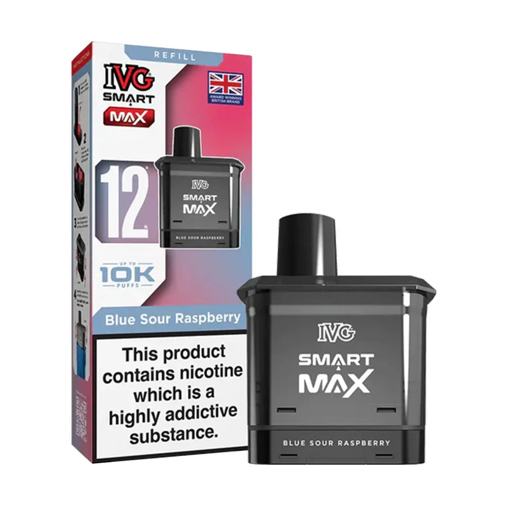 IVG Smart Max 10K Prefilled Pods - Blue Sour Raspberry