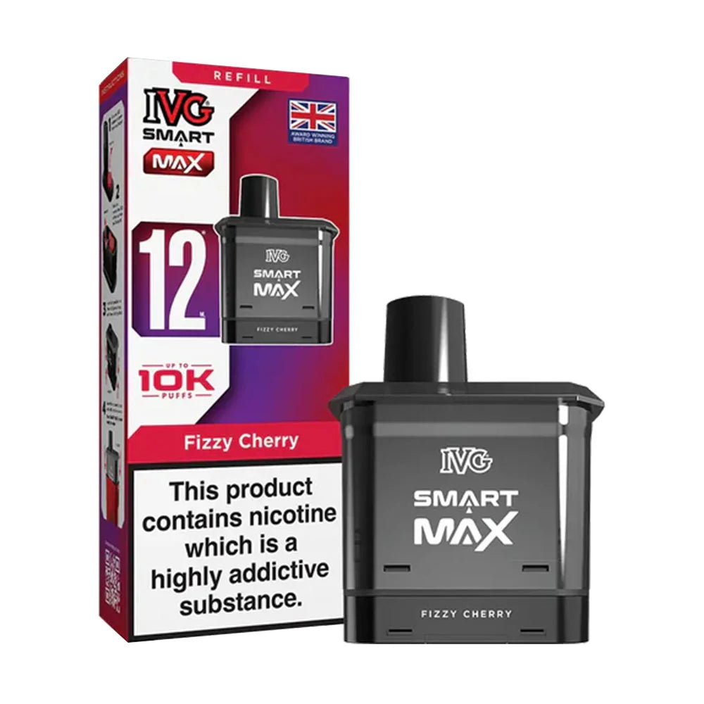 IVG Smart Max 10K Prefilled Pods - Fizzy Cherry