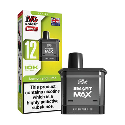 IVG Smart Max 10K Prefilled Pods - Lemon & Lime