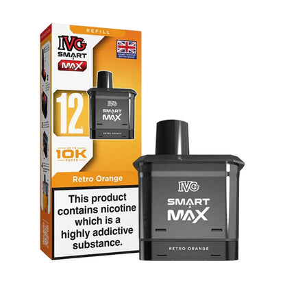 IVG Smart Max 10K Prefilled Pods - Retro Orange