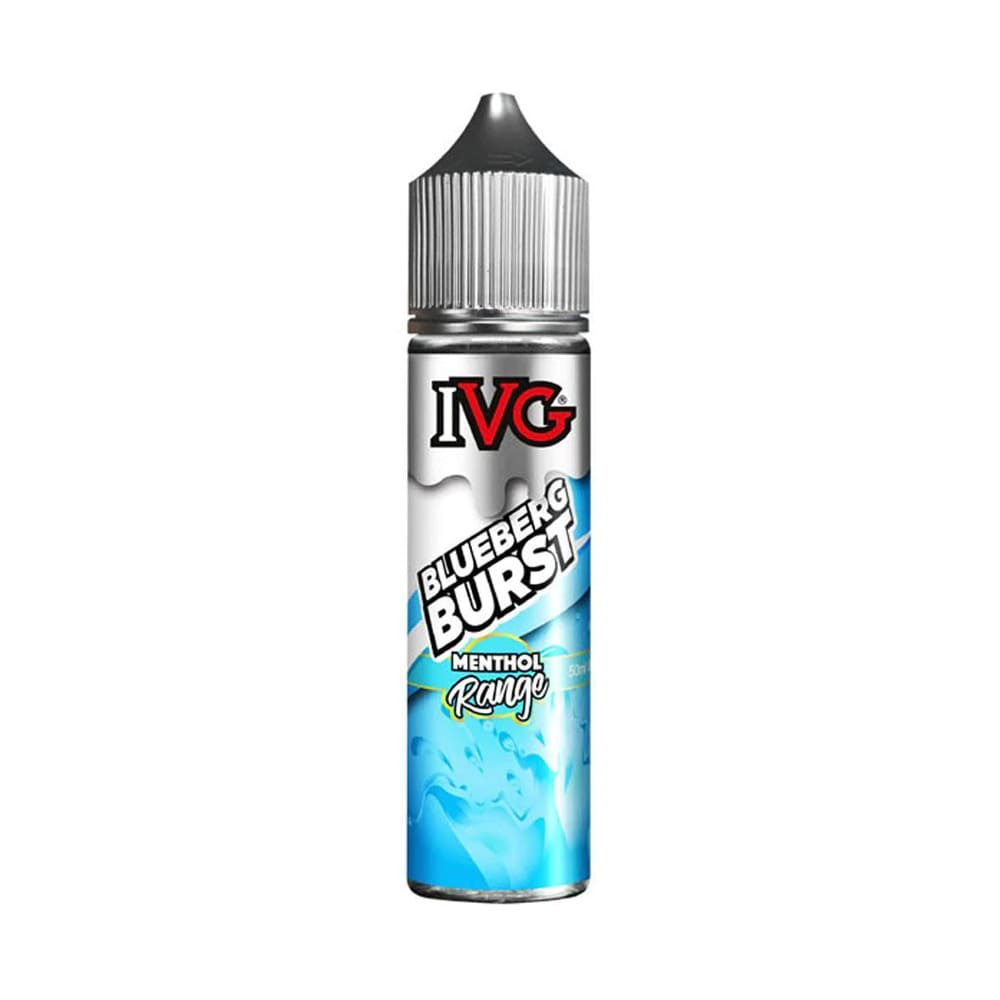 IVG Menthol 50ml Shortfill E Liquid Blueberg Burst