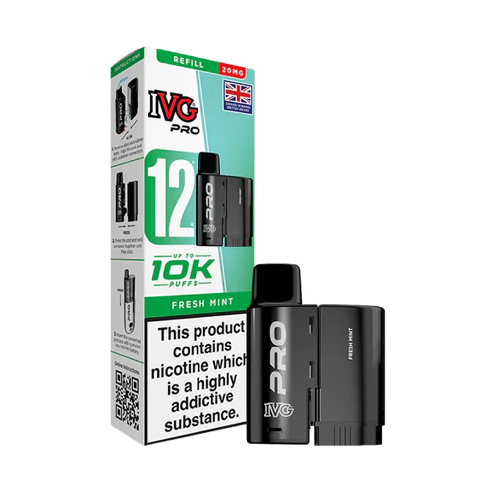 IVG Pro 12 Prefilled Pod - Fresh Mint