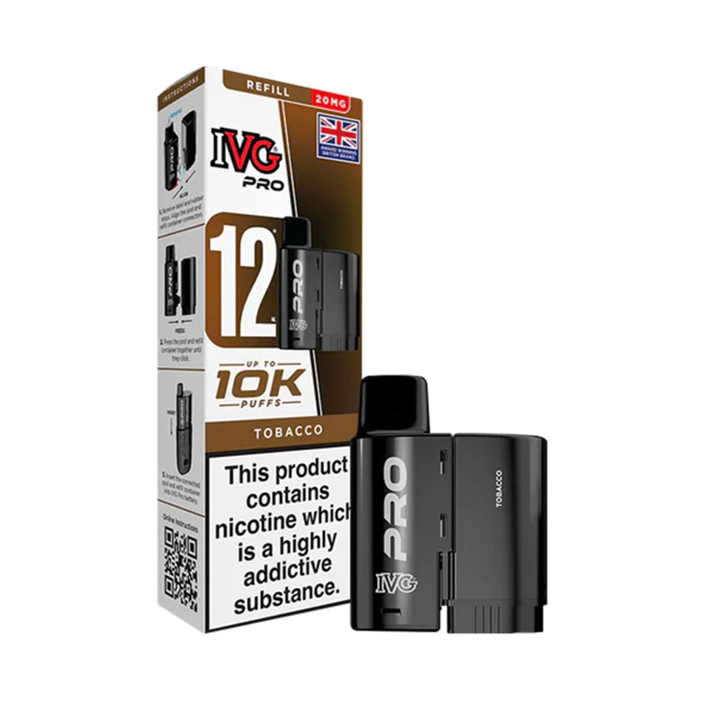 IVG Pro 12 Prefilled Pod - Tobacco