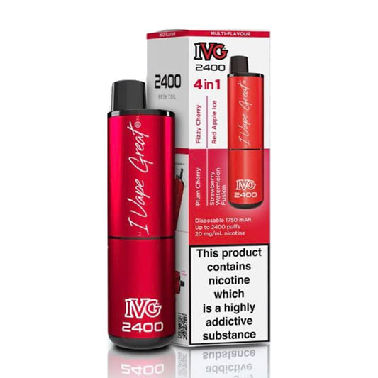 IVG Red Edition 2400 Puffs Disposable Vape