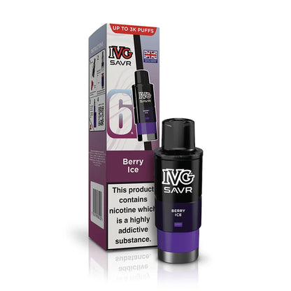 IVG SAVR Prefilled Pods - Berry Ice