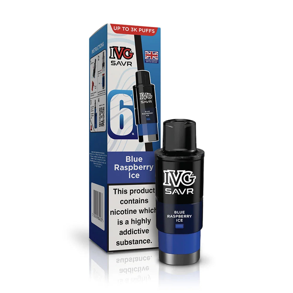 IVG SAVR Prefilled Pods - Blue Raspberry Ice