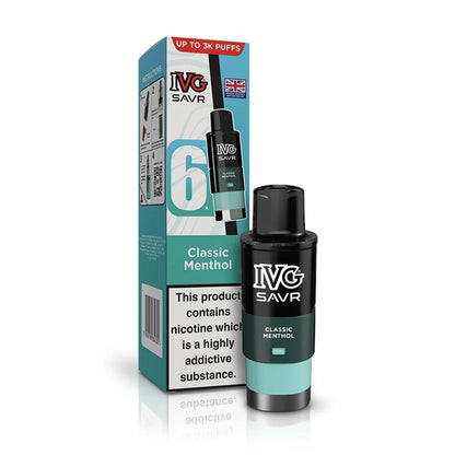 IVG SAVR Prefilled Pods - Classic Menthol