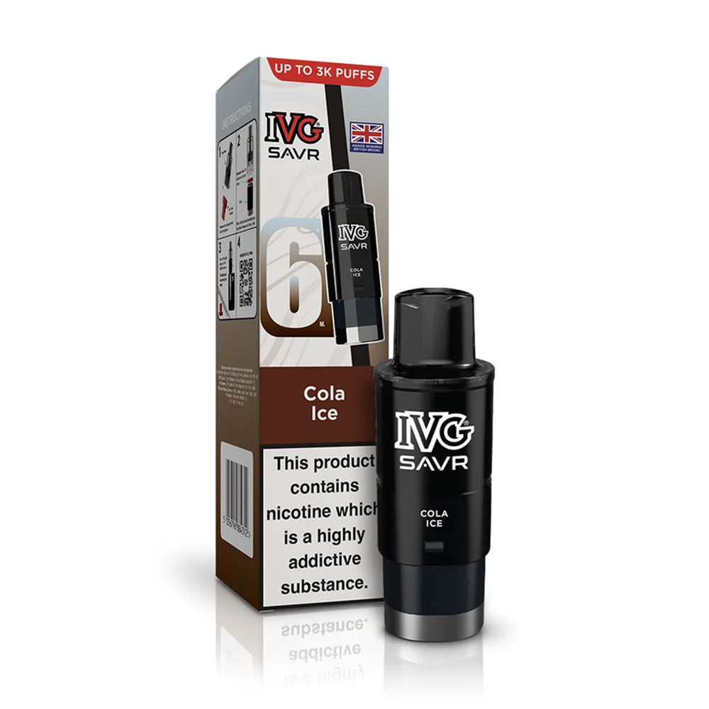 IVG SAVR Prefilled Pods - Cola Ice