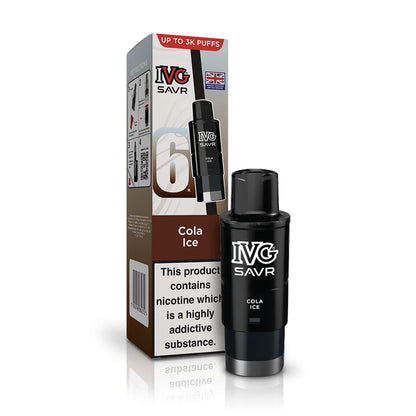 IVG SAVR Prefilled Pods - Cola Ice