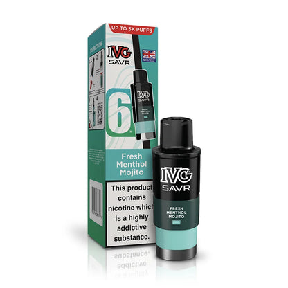IVG SAVR Prefilled Pods - Fresh Menthol Mojito