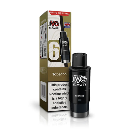 IVG SAVR Prefilled Pods Tobacco