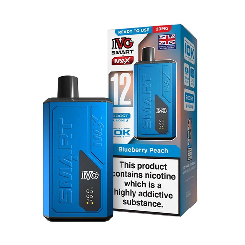 IVG Smart Max 10K Prefilled Pod Kit - Blueberry Peach