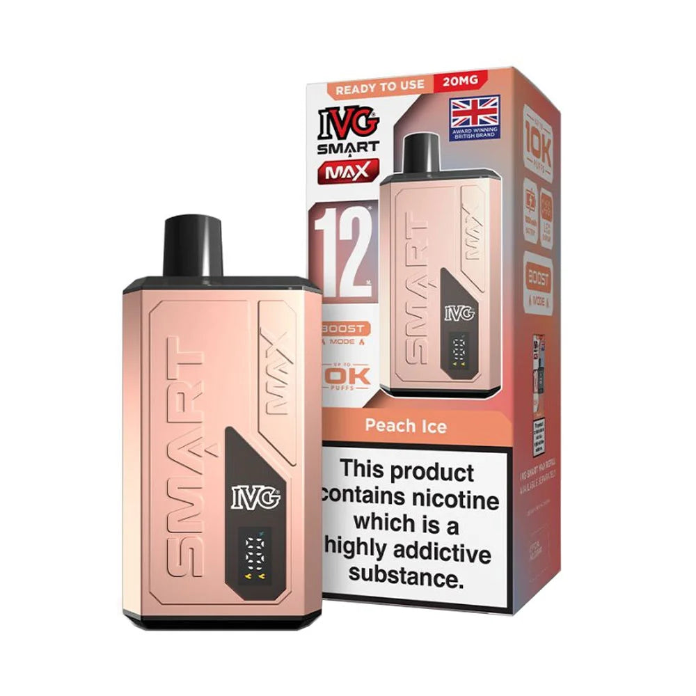 IVG Smart Max 10K Prefilled Pod Kit - Peach Ice