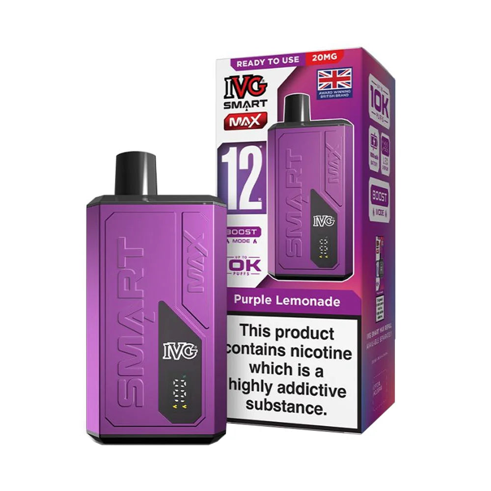 IVG Smart Max 10K Prefilled Pod Kit - Purple Lemonade