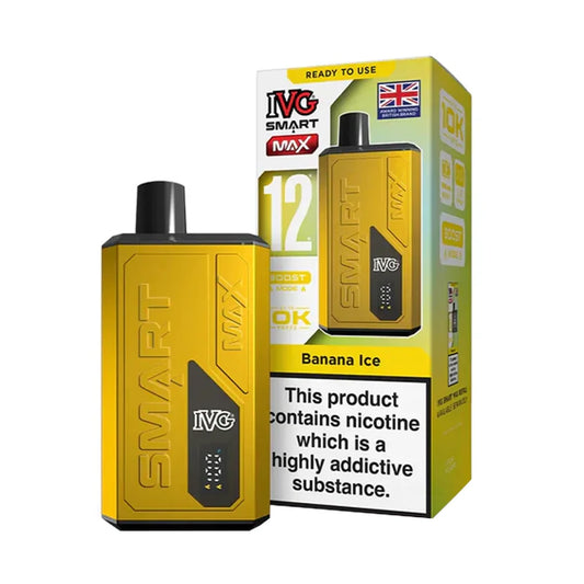 IVG Smart Max 10K Puffs Disposable Vape - Banana Ice