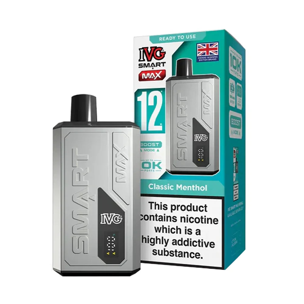 IVG Smart Max 10K Puffs Disposable Vape - Classic Menthol