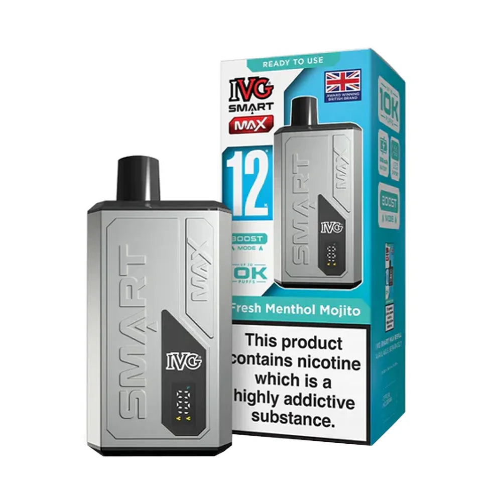 IVG Smart Max 10K Puffs Disposable Vape - Fresh Menthol Mojito