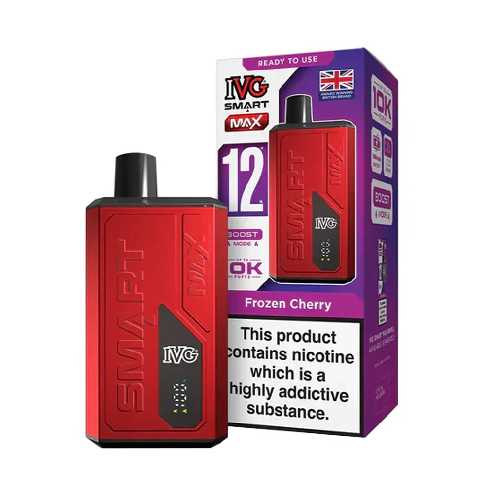 IVG Smart Max 10K Puffs Disposable Vape - Frozen Cherry